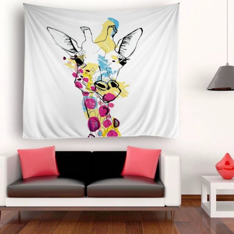 Tapestries Giraffe Digital Print Tapestry