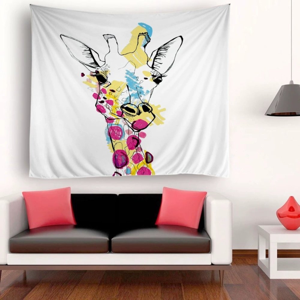 Tapestries Giraffe Digital Print Tapestry