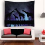 Tapestries Giraffe Digital Print Tapestry